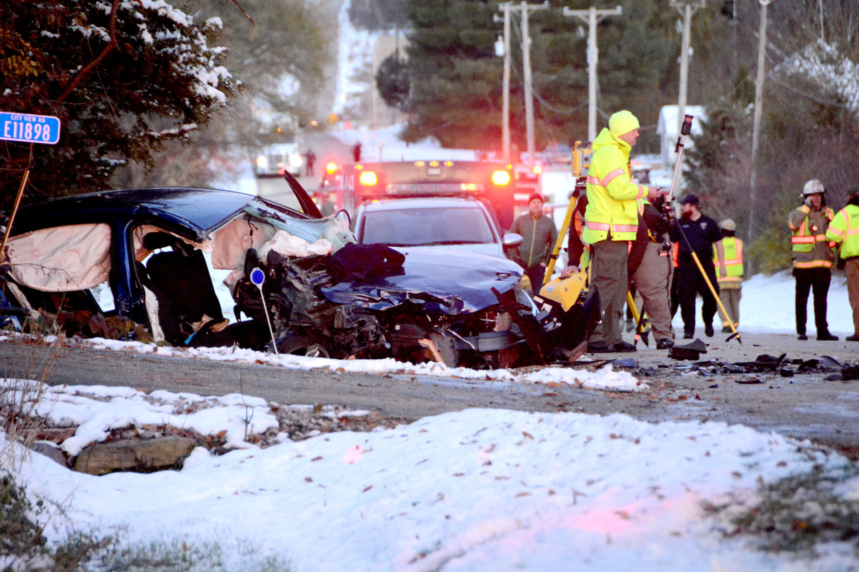 Serious head-on crash